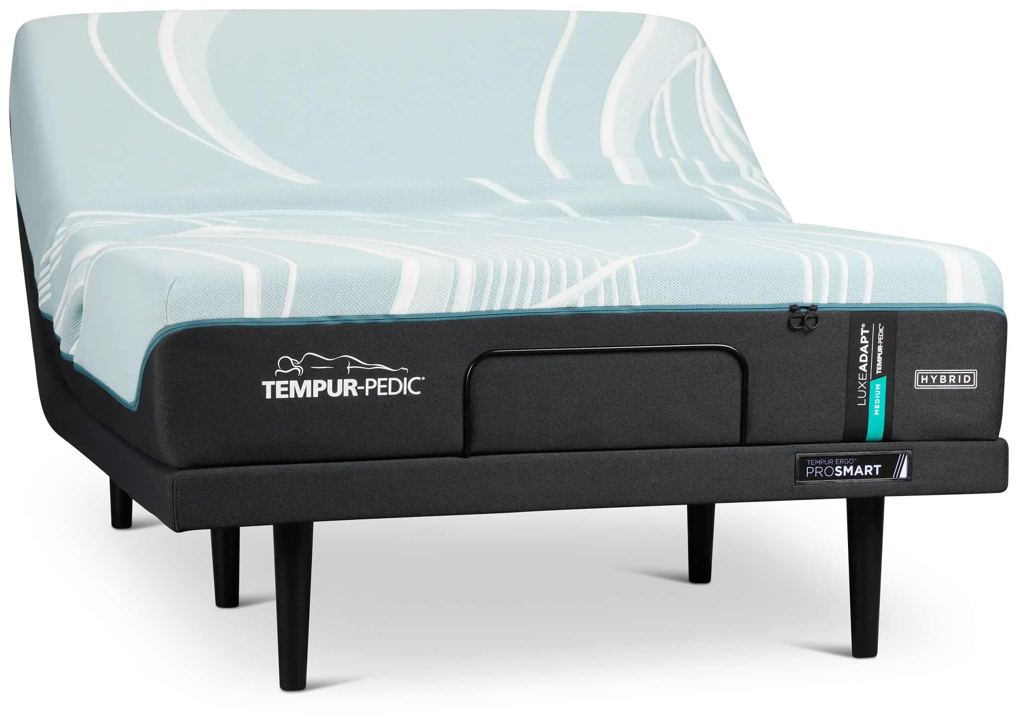 Tempur-pedic Tempur-luxeadapt Medium Hybrid Ergo Prosmart Adjustable Mattress Set Tempur-pedic Tempur-luxeadapt Medium Hybrid Ergo Prosmart Adjustable Mattress Set