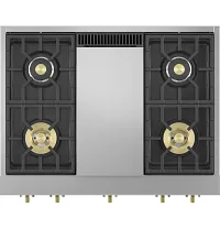 Monogram 364 Series Stainless Steel 36" Gas Cook Top