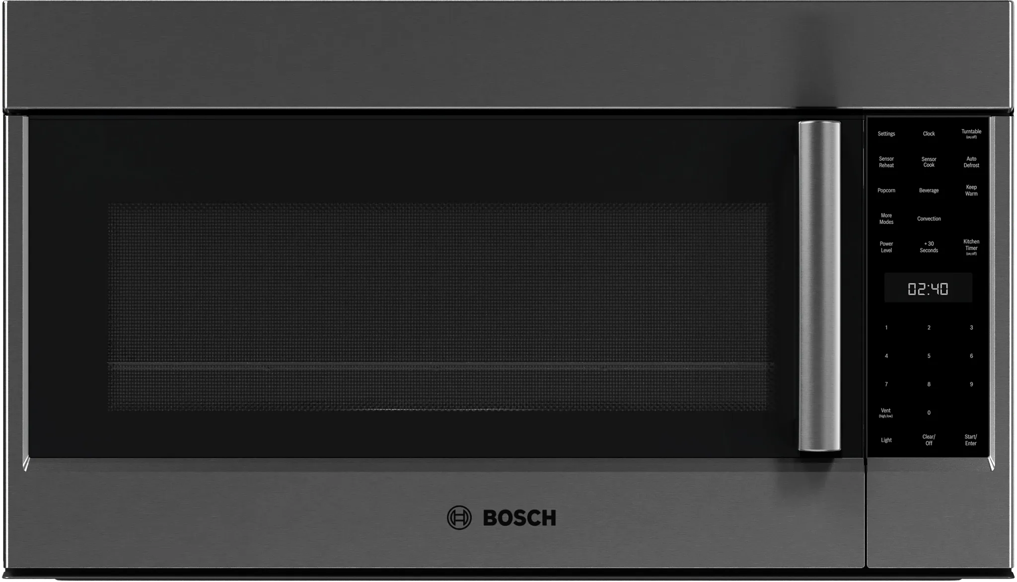 Bosch 800 Series Black 30" Over-the-range Microwave