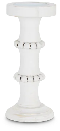 Brock White 11" Candle Holder