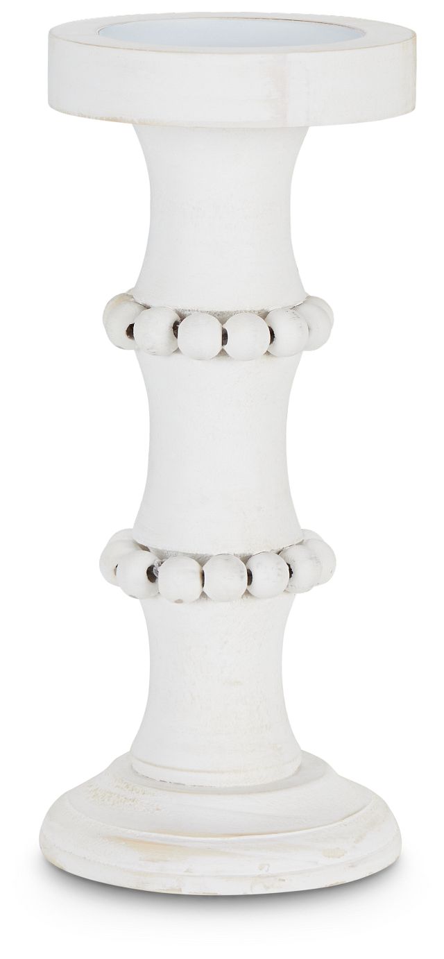 Brock White 11" Candle Holder