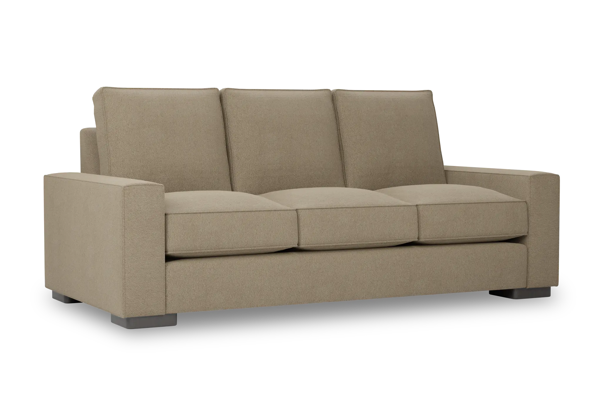Edgewater Elite Taupe 84" Sofa W/ 3 Cushions Edgewater Elite Taupe 84" Sofa W/ 3 Cushions