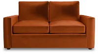 Siesta Joya Orange Fabric Loveseat