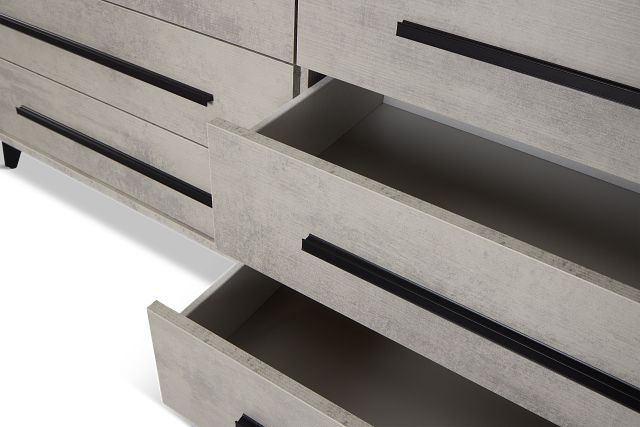 Pomona Gray Drawer Dresser