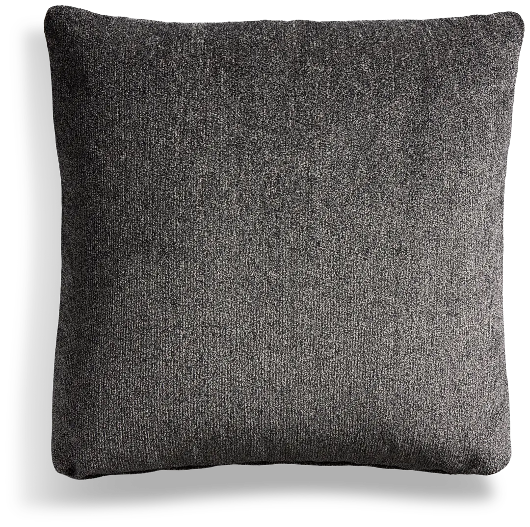 Stella 20" Dk Gray Square Accent Pillow Stella 20" Dk Gray Square Accent Pillow