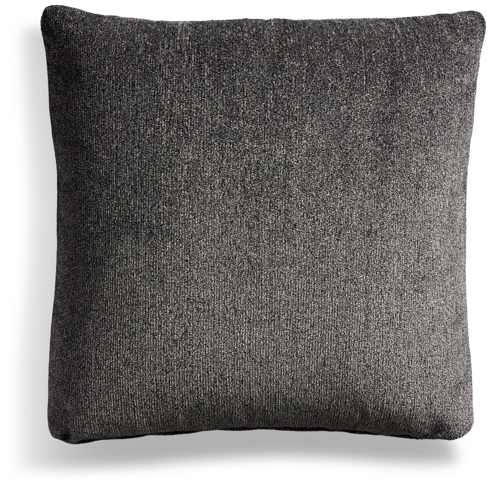 Stella 20" Dk Gray Square Accent Pillow