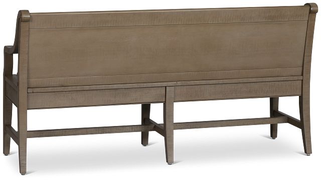 Heron Cove Light Tone Storage Dining Bench