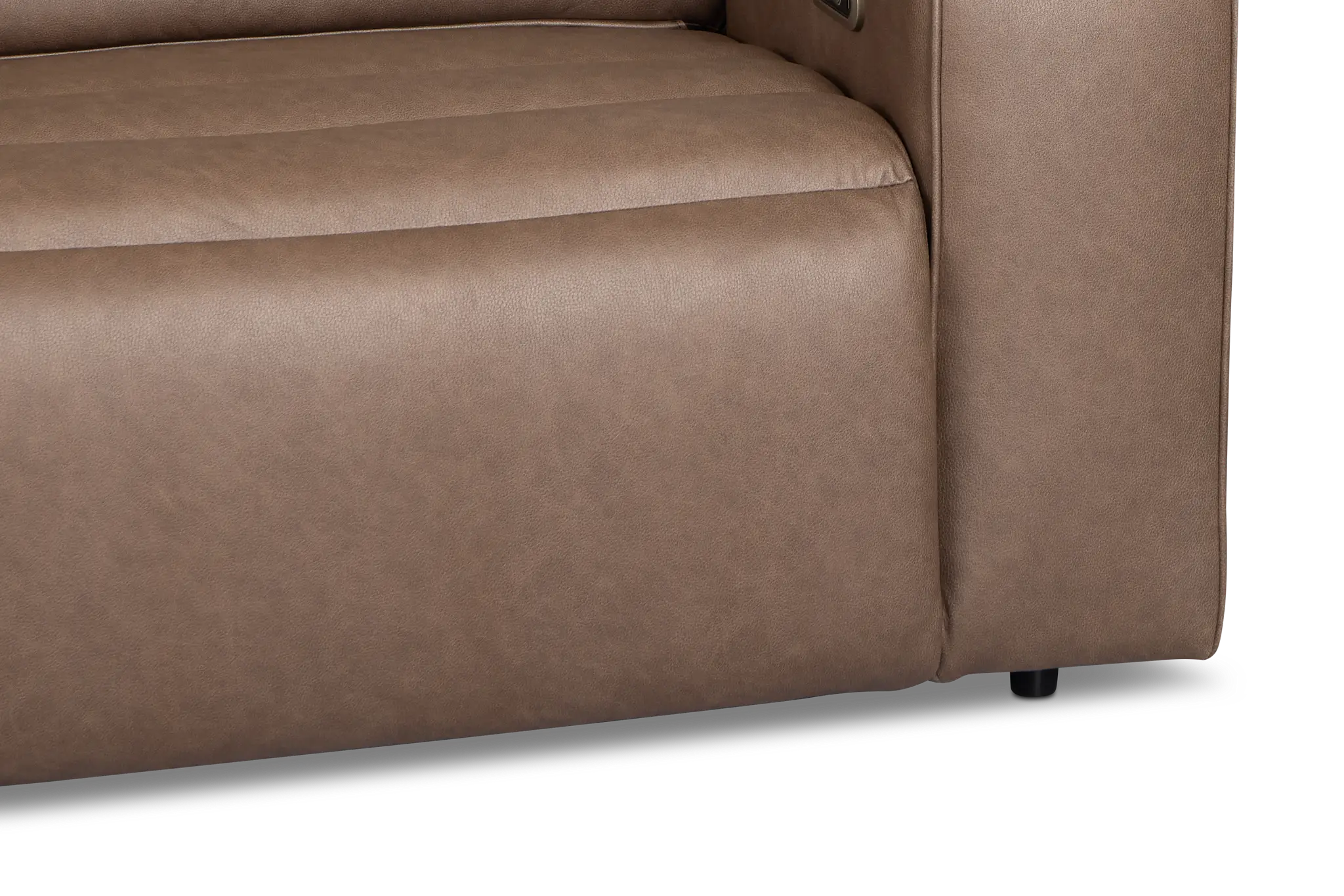 Sawyer Dark Brown Micro 3-piece Modular Power Sofa Sawyer Dark Brown Micro 3-piece Modular Power Sofa