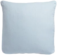 Zeke Light Blue 22" Accent Pillow
