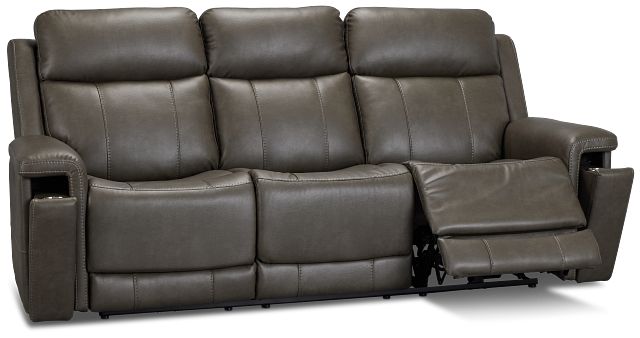 Jayden Gray Micro Power Reclining Sofa