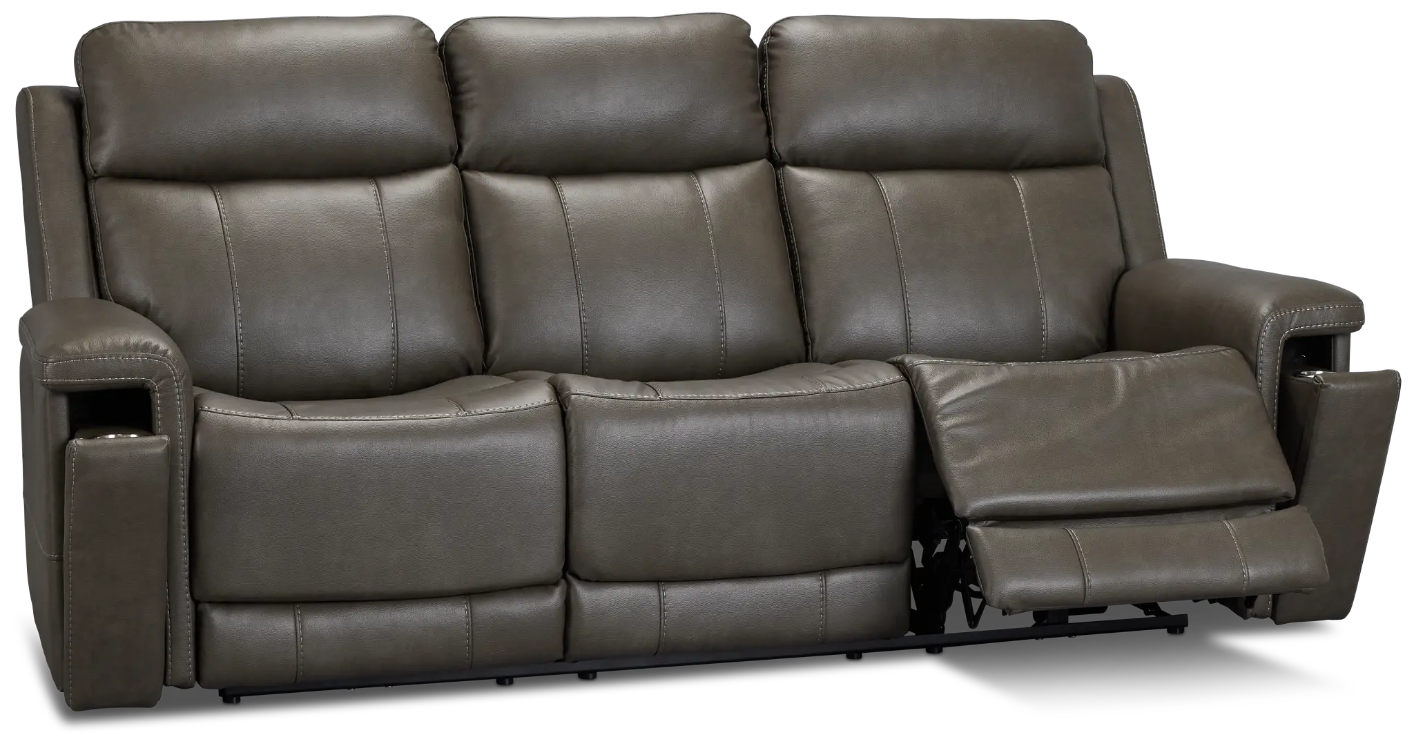 Jayden Gray Micro Power Reclining Sofa Jayden Gray Micro Power Reclining Sofa
