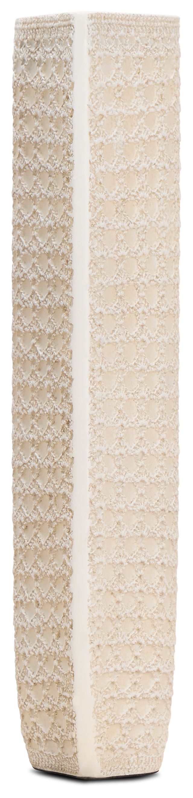 Nolie White Short Vase