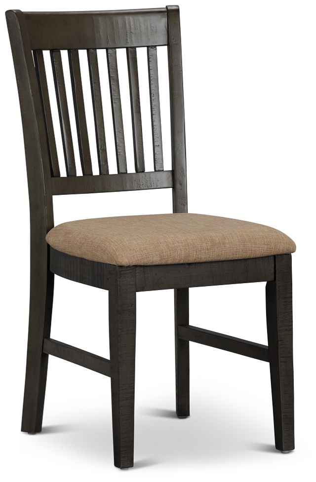 Augusta Dark Gray Upholstered Desk Chair