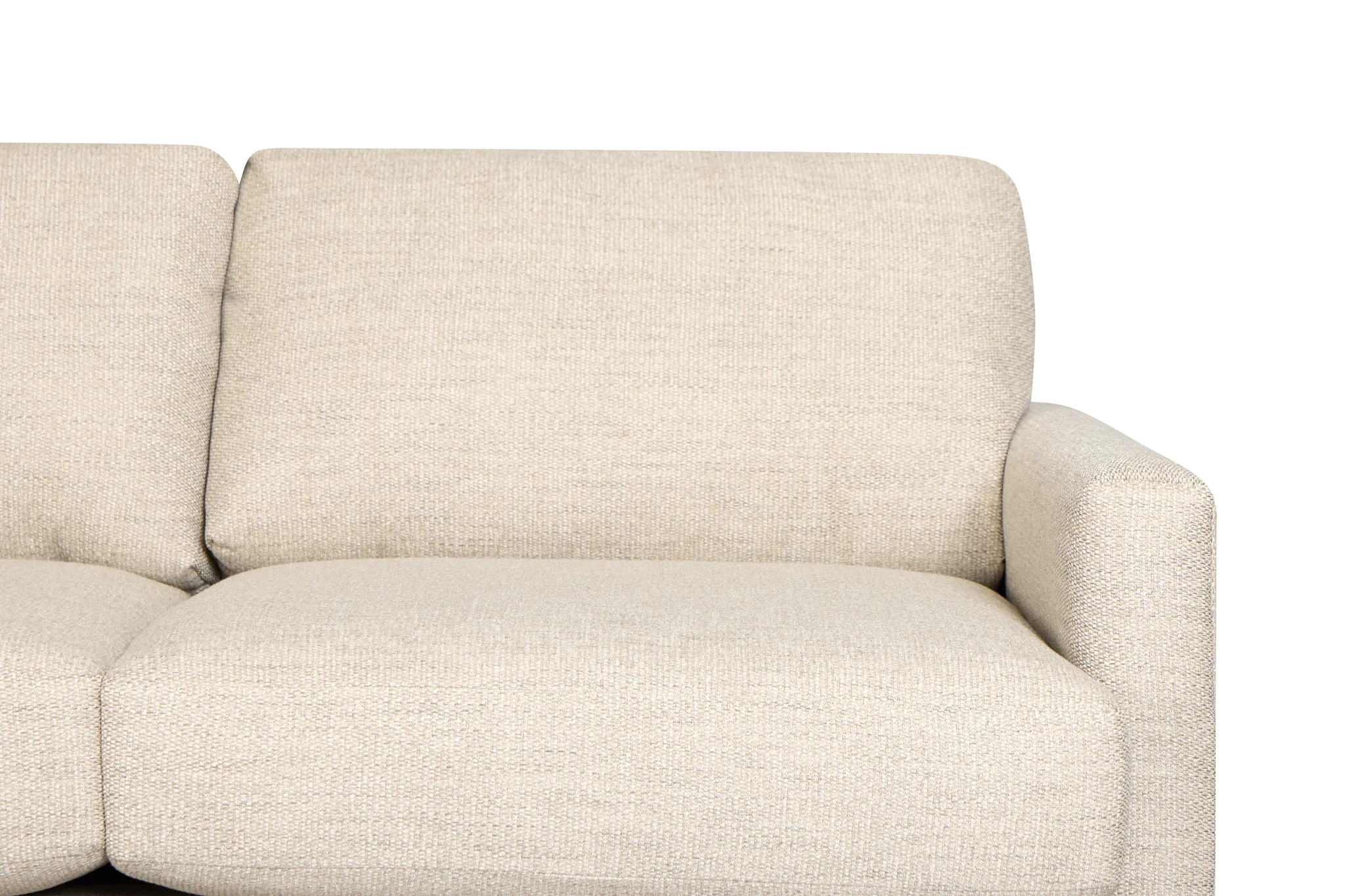 Maxwell Light Gray Fabric Loveseat