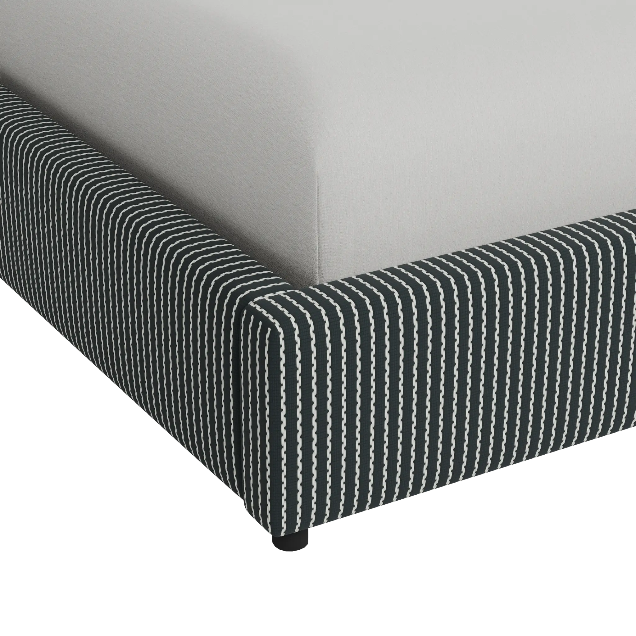 Grayton Lucy Navy 44" Upholstered Platform Bed Grayton Lucy Navy 44" Upholstered Platform Bed