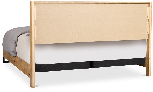 Perry Light Tone Panel Bed