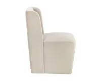 Breve Light Beige Fabric Upholstered Side Chair