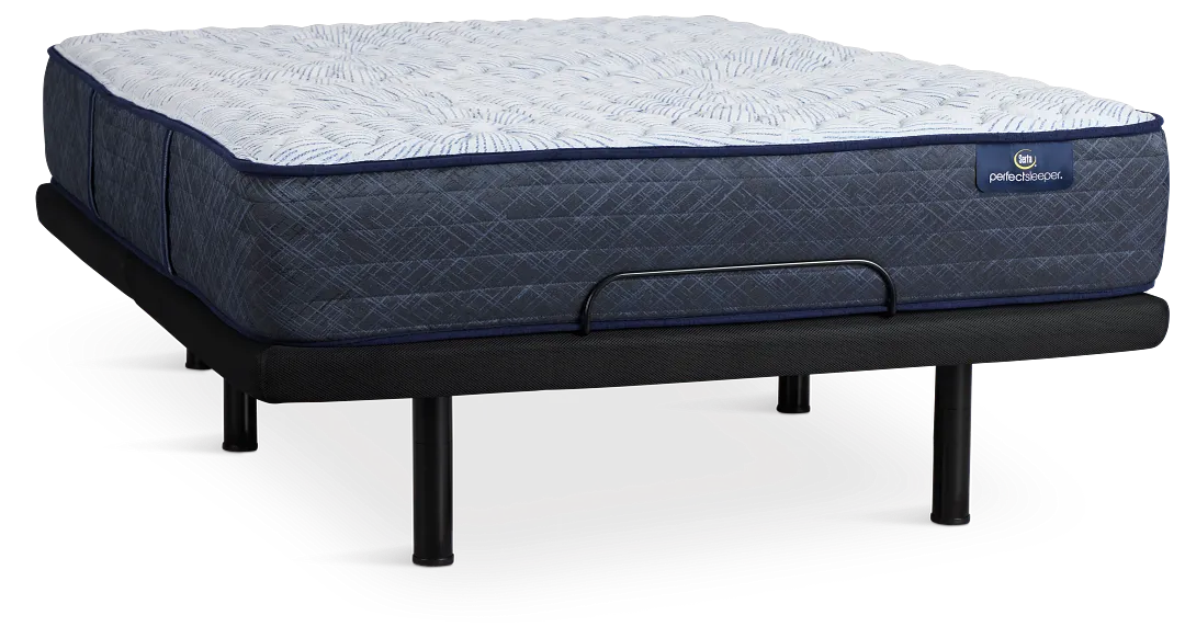 Serta Perfect Sleeper Blue Lagoon Nights Firm Plus Adjustable Mattress Set