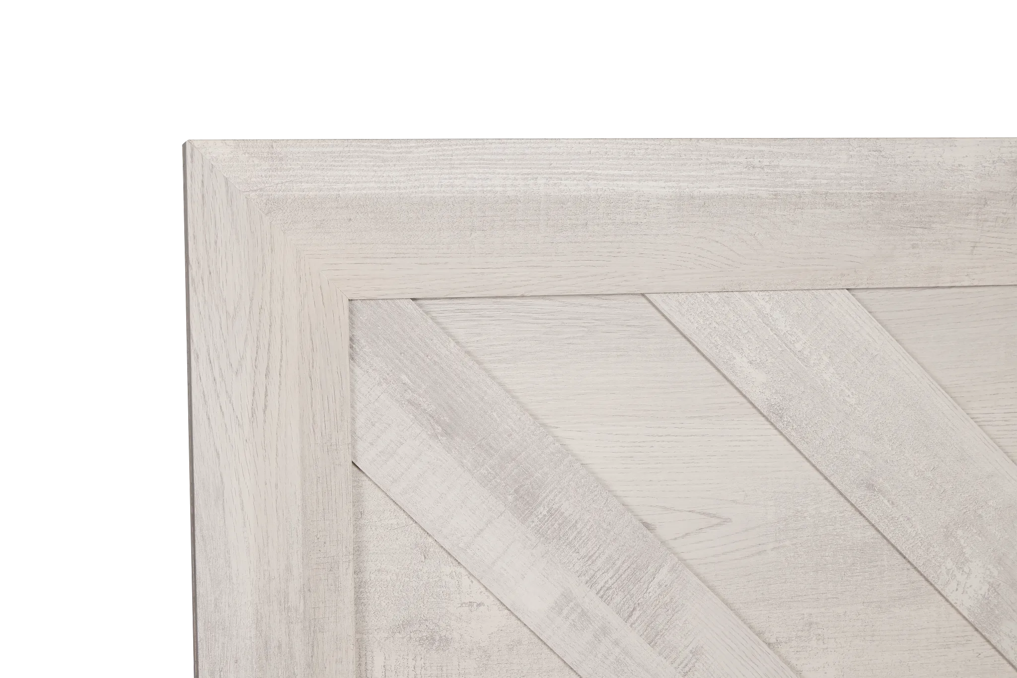 Delray White Panel Bed