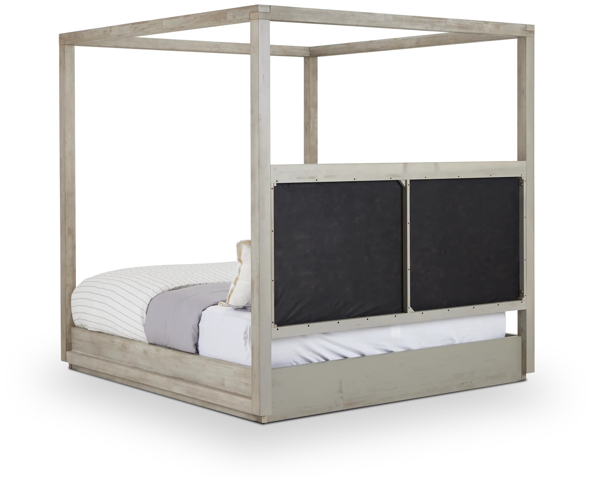 Madden Light Tone Uph Canopy Bed