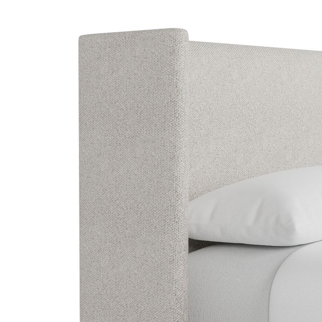 Captiva Gellar Beige 48" Upholstered Shelter Bed