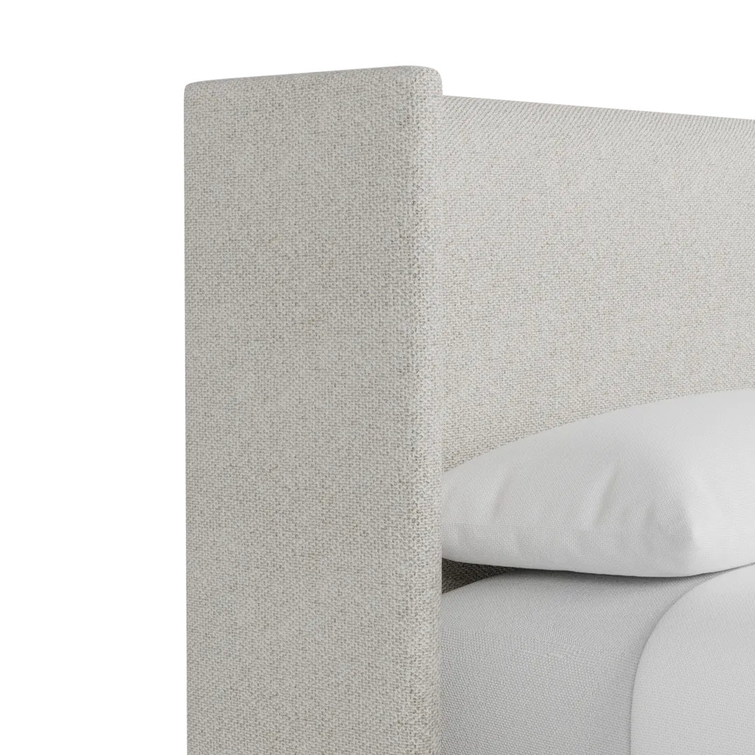 Captiva Gellar Beige 48" Upholstered Shelter Bed