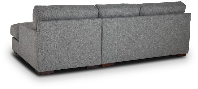 Veronica Dark Gray Down Right Chaise Sectional (4)