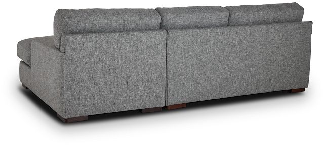 Veronica Dark Gray Down Right Chaise Sectional