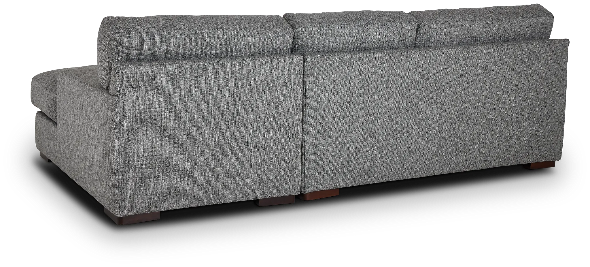 Veronica Dark Gray Down Right Chaise Sectional