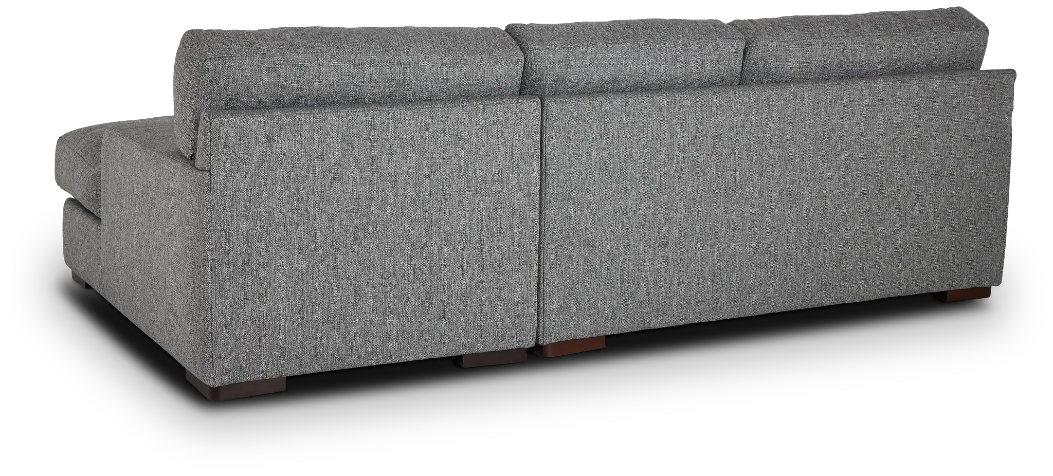 Veronica Dark Gray Down Right Chaise Sectional Veronica Dark Gray Down Right Chaise Sectional