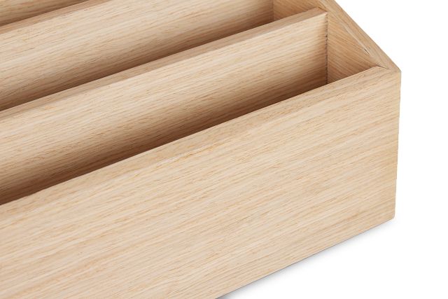 Avers Light Tone Wood File Organizer