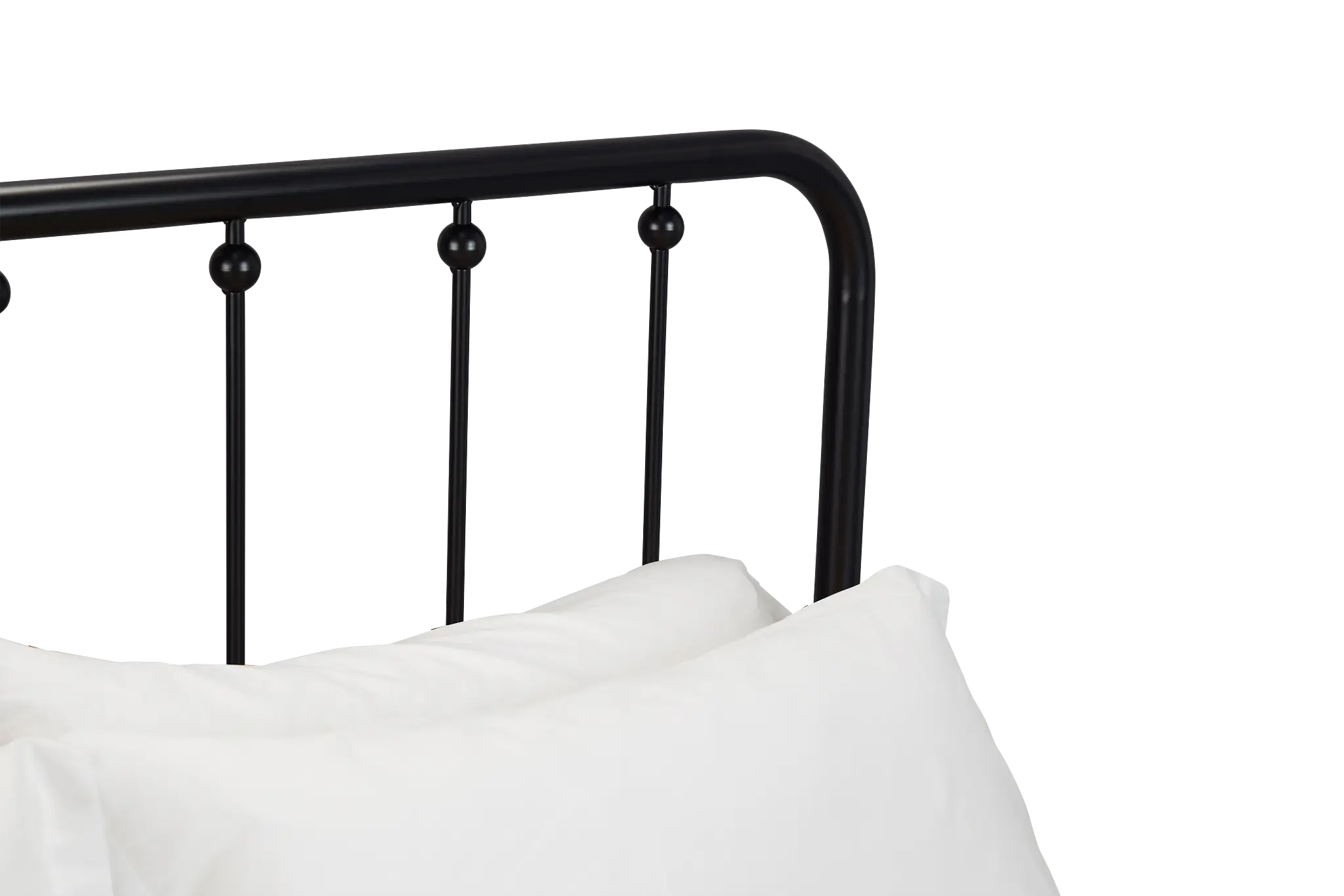 Rory Black Metal Panel Bed Rory Black Metal Panel Bed