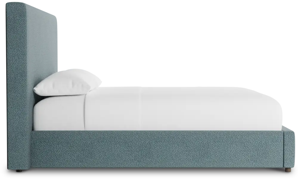 Grayton Sutton Blue 54" Upholstered Platform Bed Grayton Sutton Blue 54" Upholstered Platform Bed