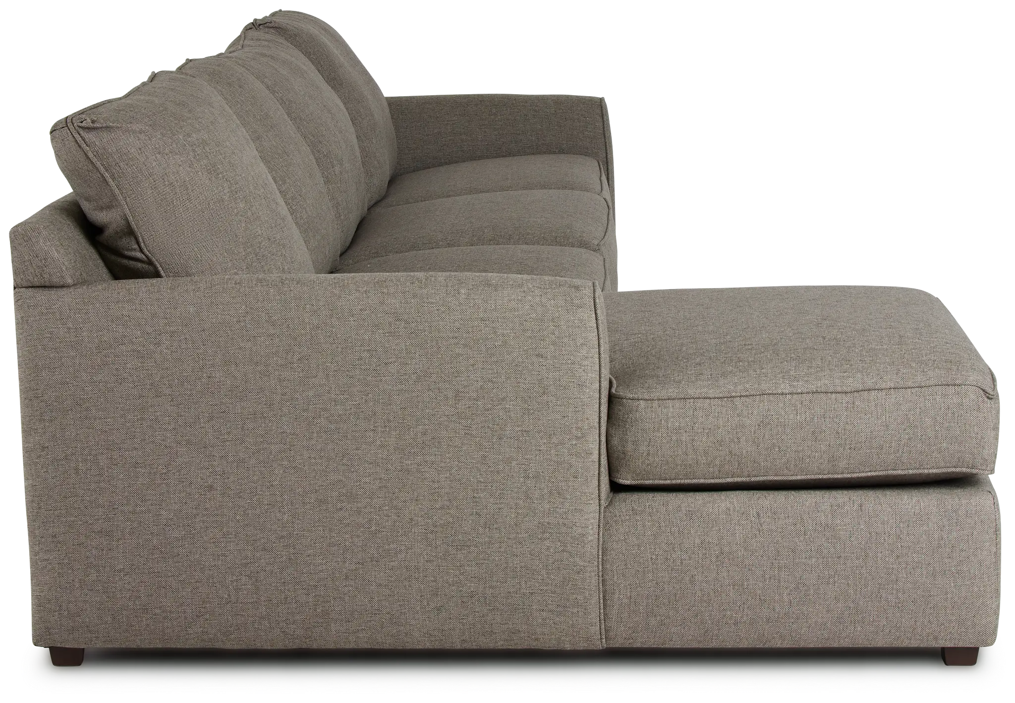 Asheville Brown Fabric Small Left Chaise Sectional Asheville Brown Fabric Small Left Chaise Sectional