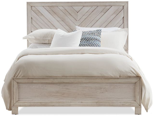 Casper Light Tone Panel Bed