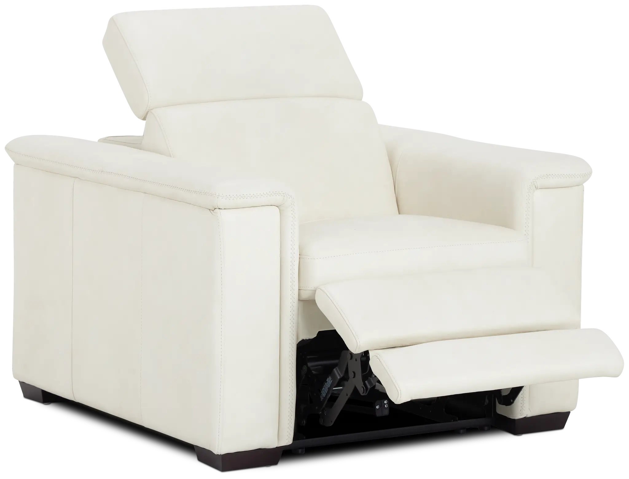 Ainsley White Leather Power Recliner Ainsley White Leather Power Recliner