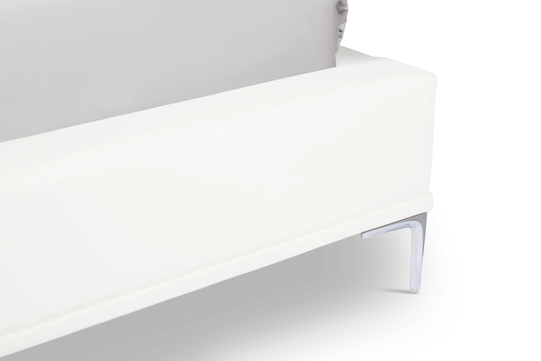 Emit White Micro Panel Bed