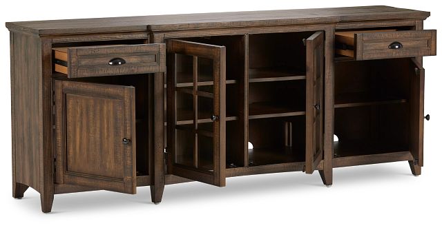 Heron Cove Mid Tone 80" Tv Stand