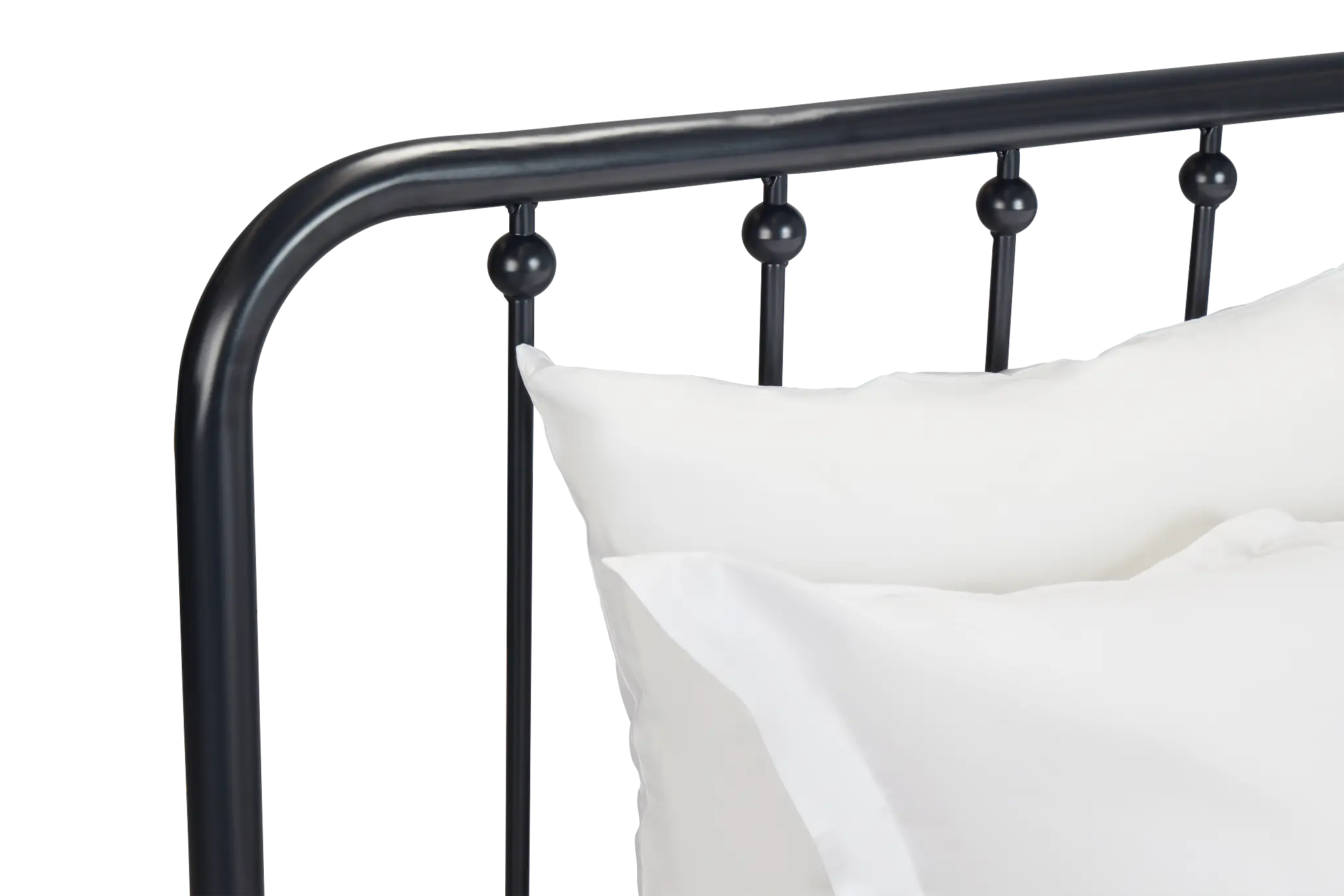 Rory Black Metal Panel Bed Rory Black Metal Panel Bed