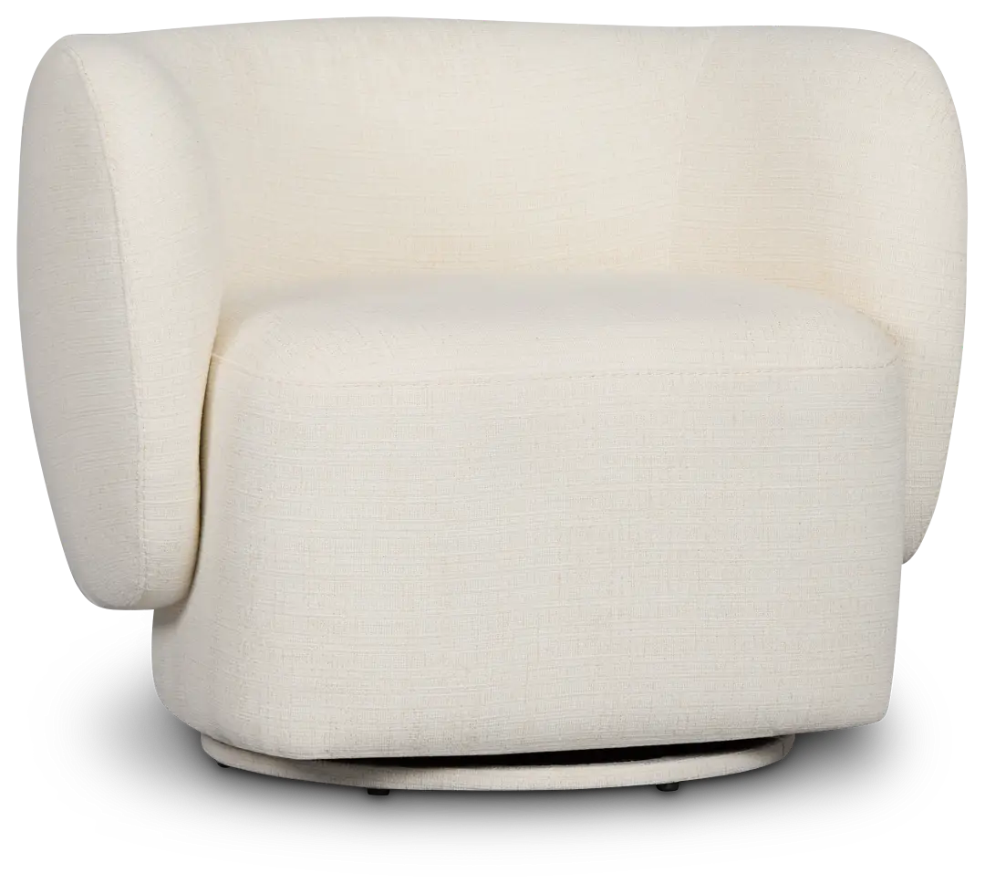 Cleo Light Beige Fabric Swivel Accent Chair Cleo Light Beige Fabric Swivel Accent Chair
