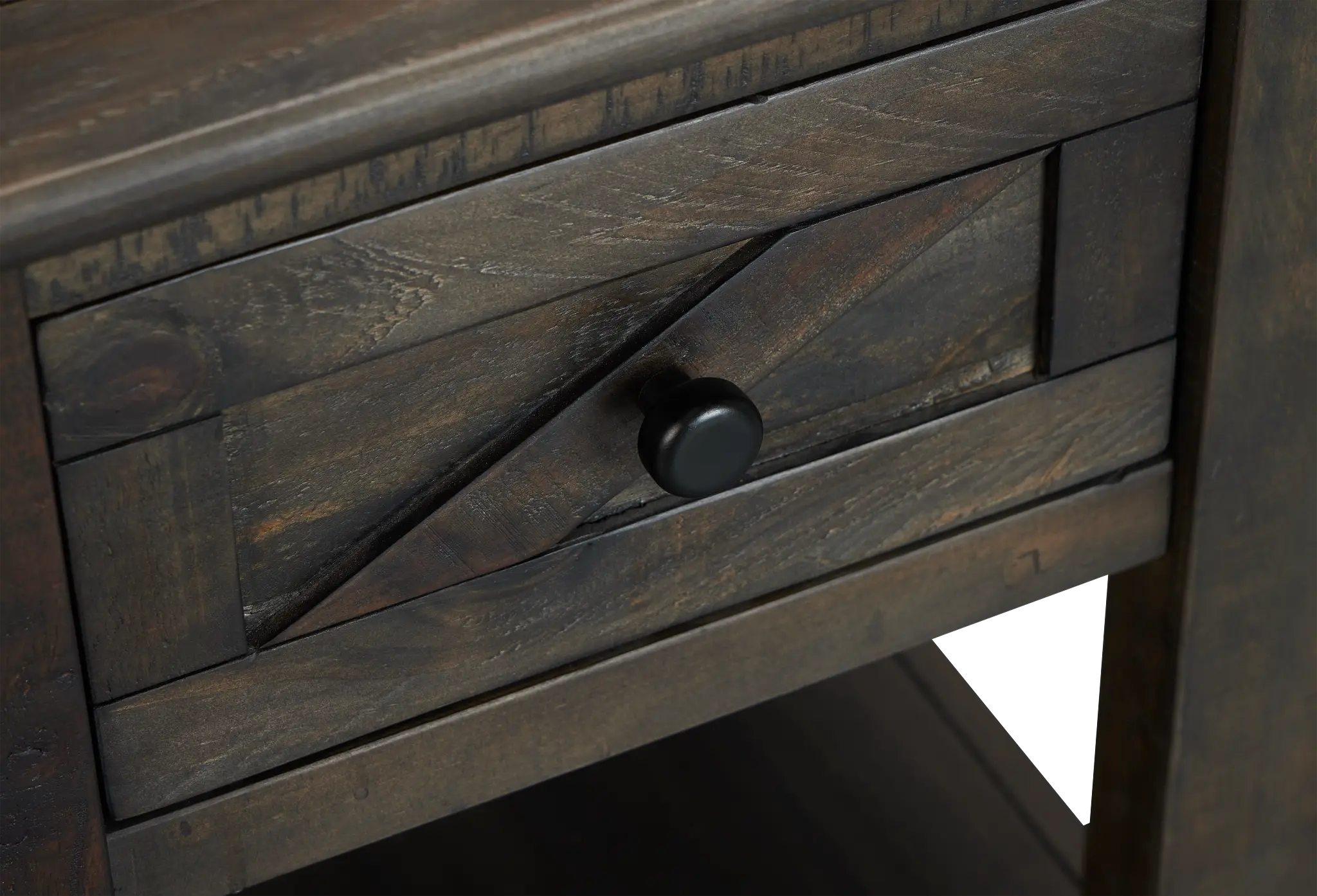 Garrett Dark Tone Storage End Table Garrett Dark Tone Storage End Table