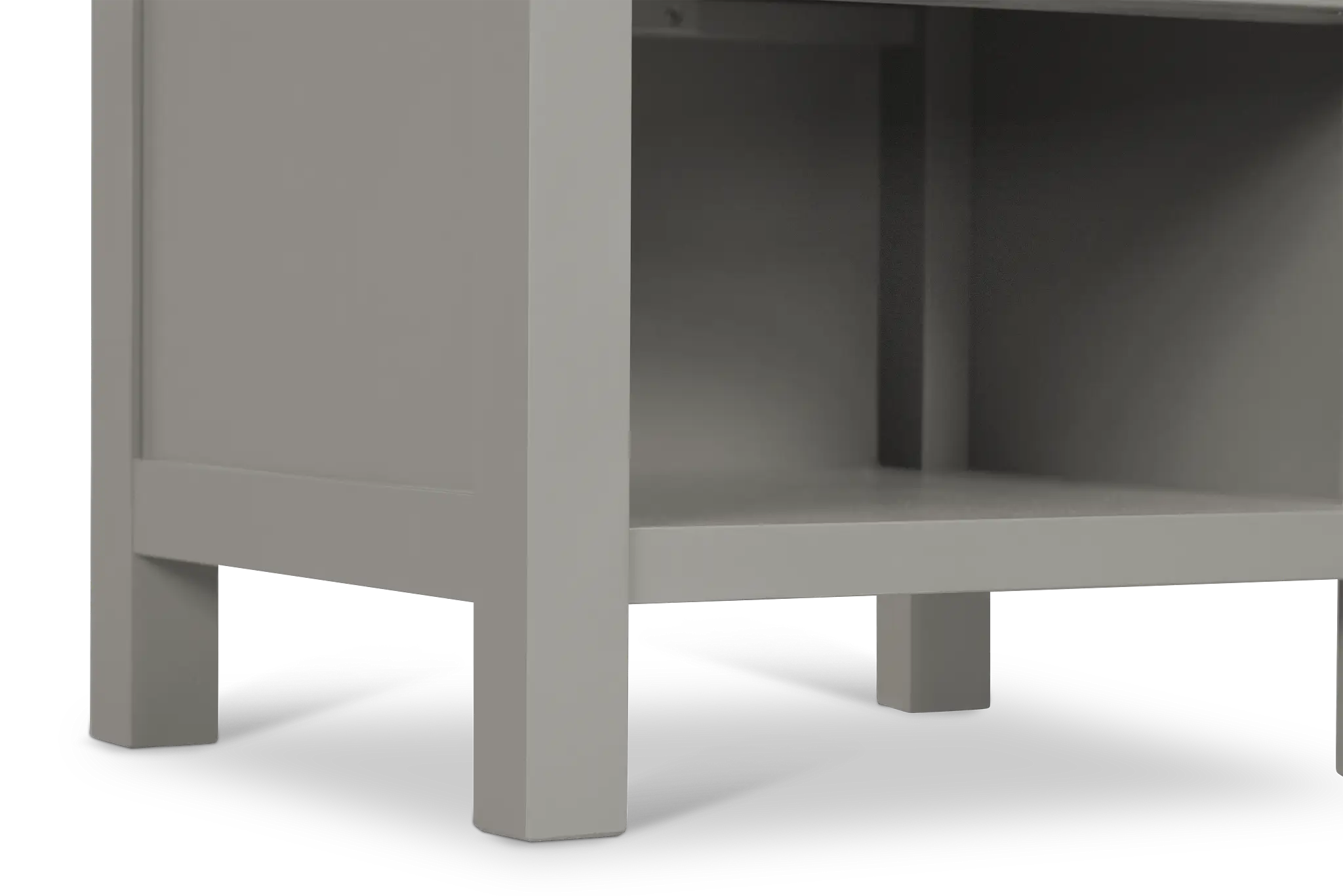 Charleston Gray 1-drawer Nightstand Charleston Gray 1-drawer Nightstand