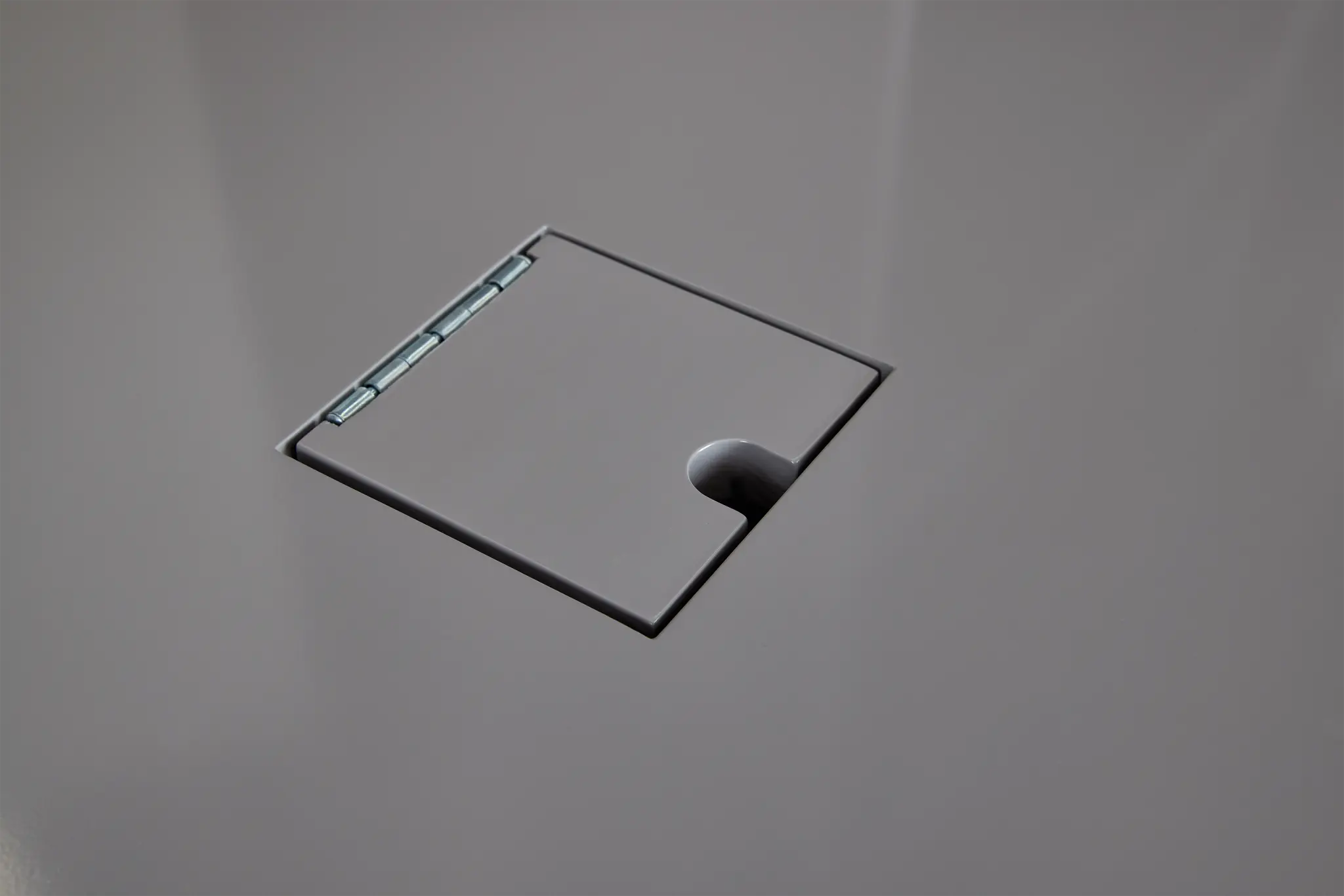 Newport Gray Large Peninsula Door Wall Desk Newport Gray Large Peninsula Door Wall Desk