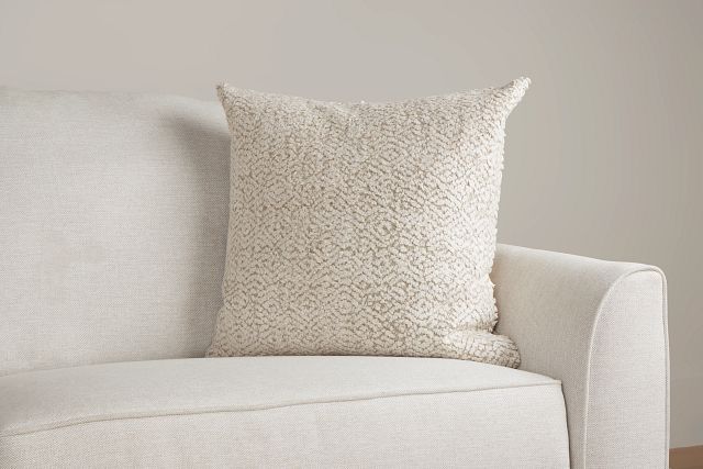 Mariso Ivory Square Accent Pillow