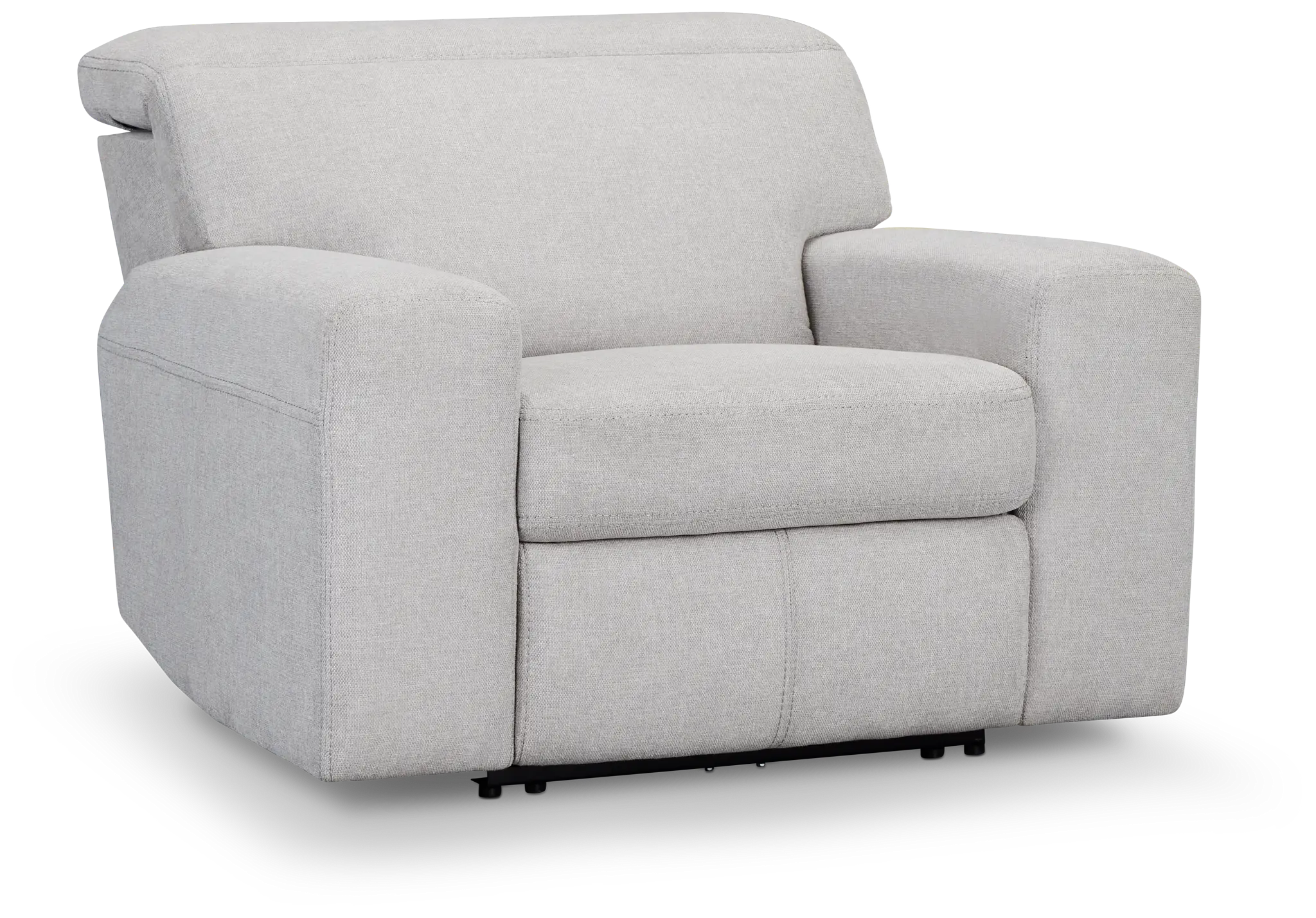 Callum Light Gray Fabric Power Recliner Callum Light Gray Fabric Power Recliner