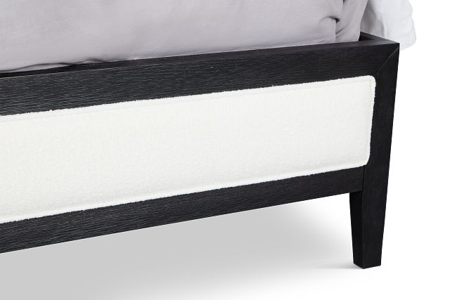 Alden Black Uph Platform Bed