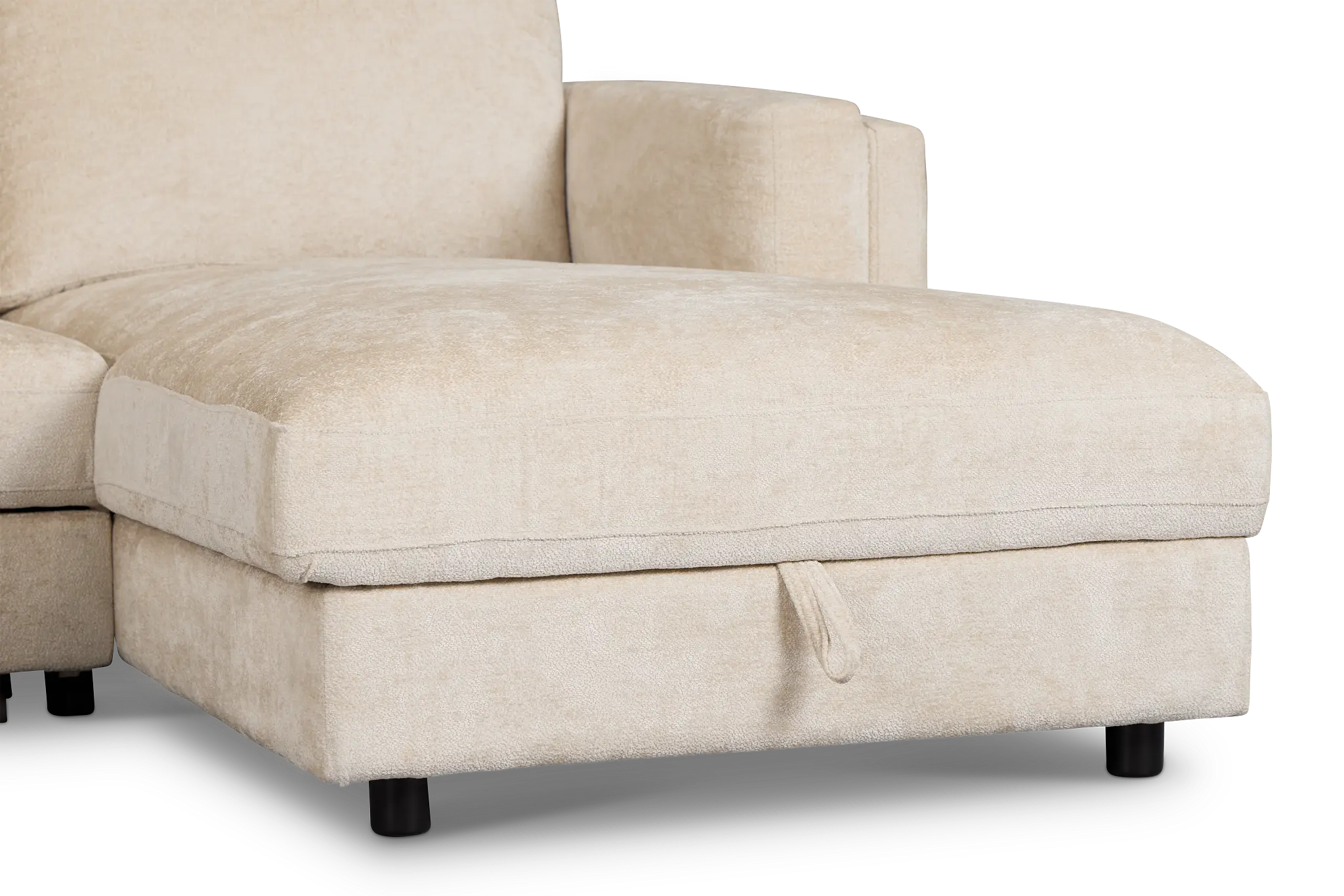 Farren Beige Fabric Medium Right Chaise Sleeper Sectional Farren Beige Fabric Medium Right Chaise Sleeper Sectional