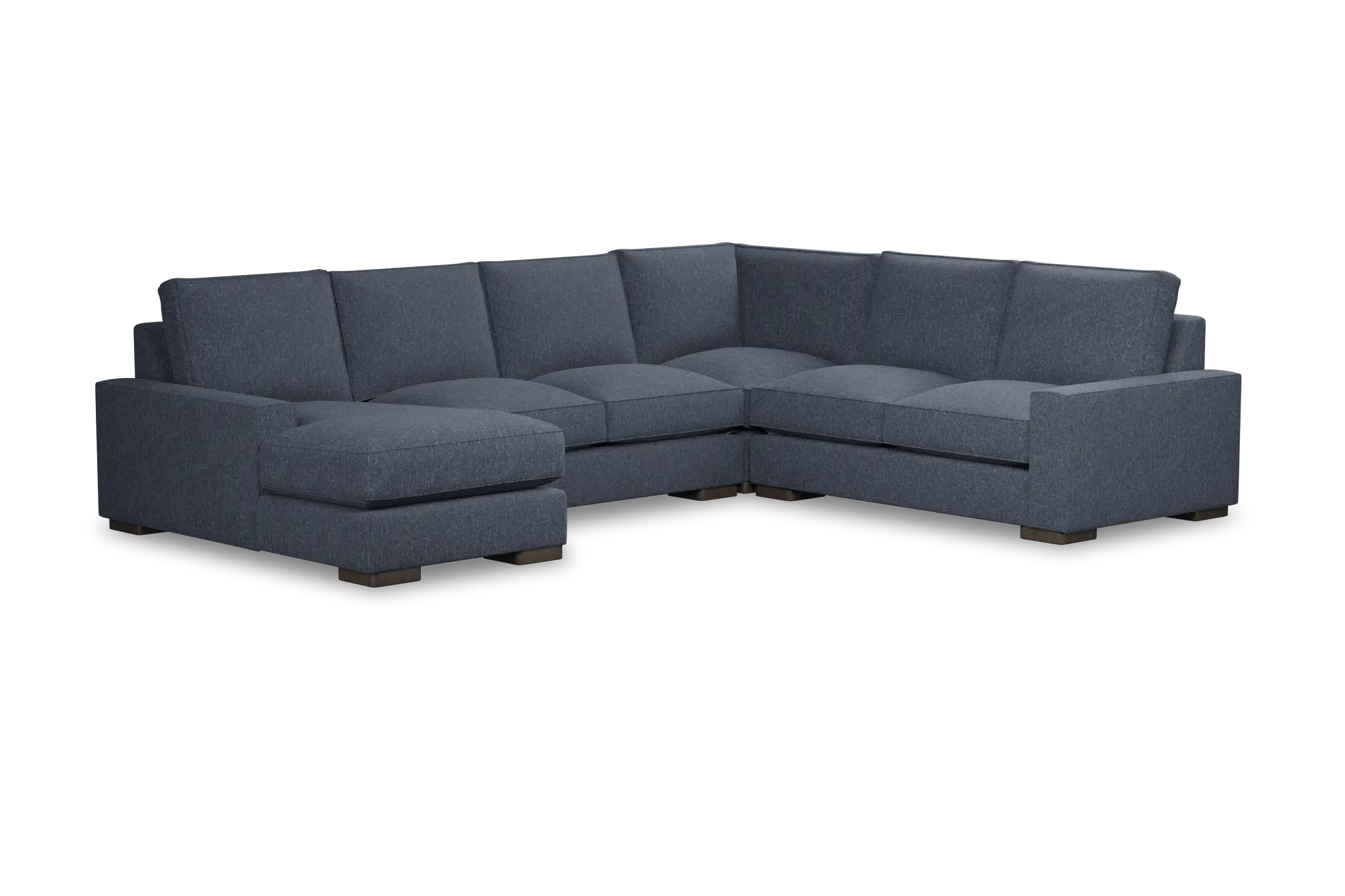Edgewater Maguire Blue Medium Left Chaise Sectional Edgewater Maguire Blue Medium Left Chaise Sectional