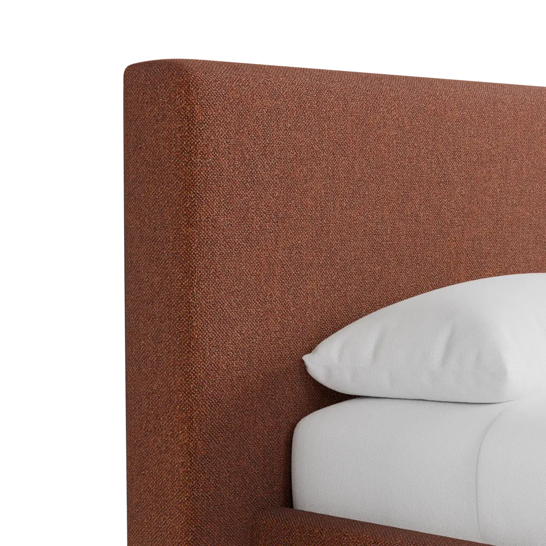 Grayton Elite Medium Brown 44" Upholstered Platform Bed Grayton Elite Medium Brown 44" Upholstered Platform Bed