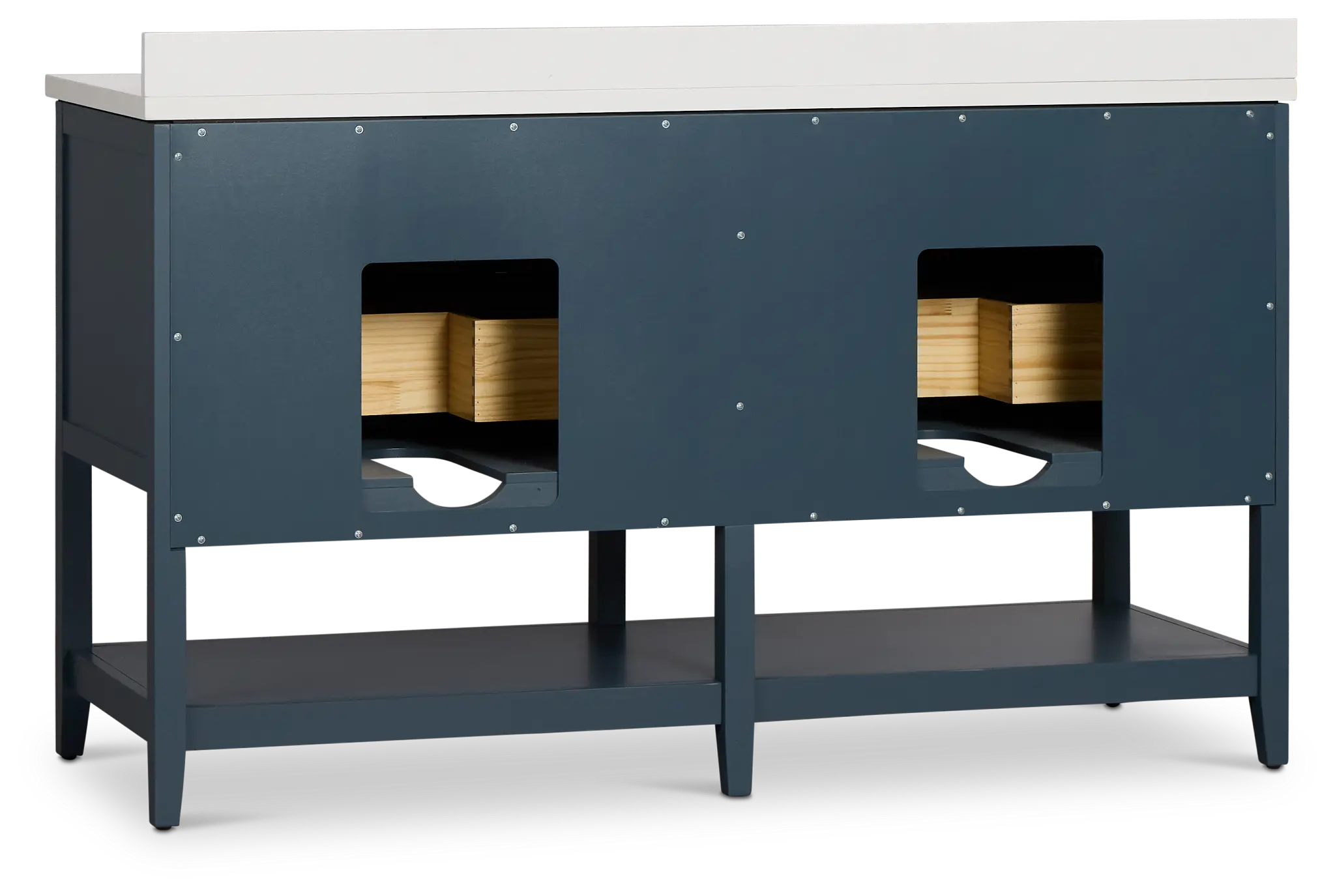 Alden Blue 60" Double Bathroom Vanity Alden Blue 60" Double Bathroom Vanity